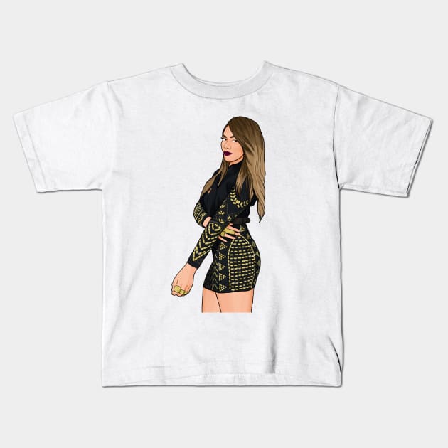 dinah Kids T-Shirt by ohnoballoons